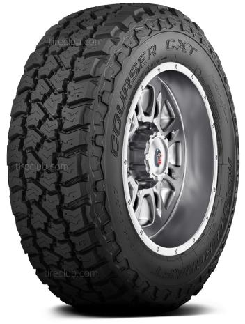 Mastercraft Courser CXT All-Terrain Tire - LT265/70R17 Load Range E (10 Ply), Outline White Letters