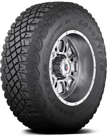 Goodyear Wrangler Territory MT Tire - LT285/70R17 116S C/6, Mud-Terrain All-Season